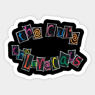 The Love Cats Sticker